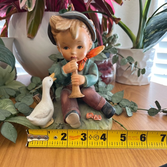 Erich Stauffer "Barnyard Lyrics" Figurine Boy With Horn Limited Edition 1950’s - Picture 11 of 13